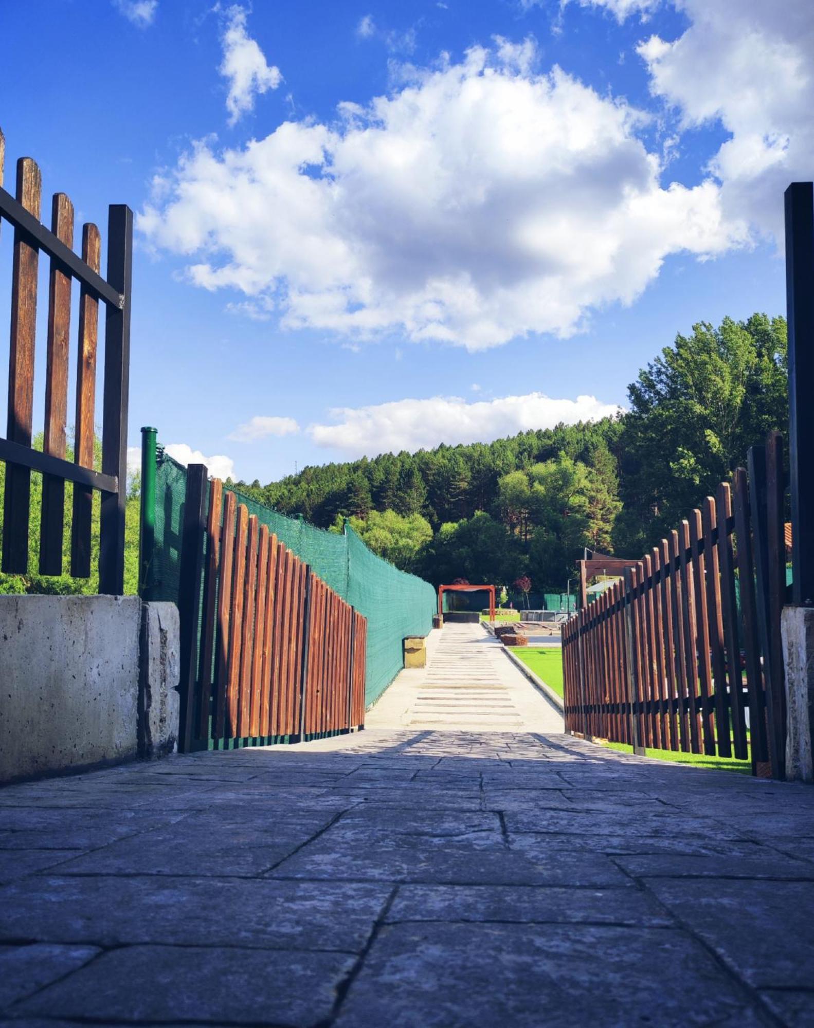 Casa Rural La Puerta Del Rio Lobos San Leonardo de Yagüe Exteriör bild