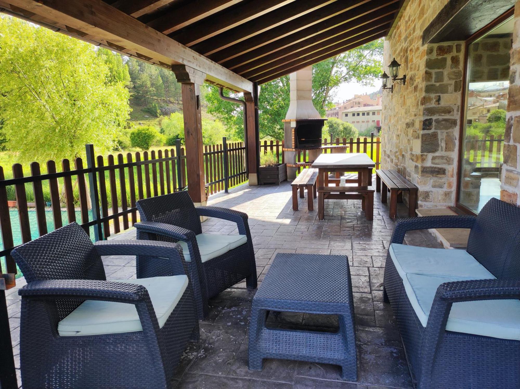 Casa Rural La Puerta Del Rio Lobos San Leonardo de Yagüe Exteriör bild